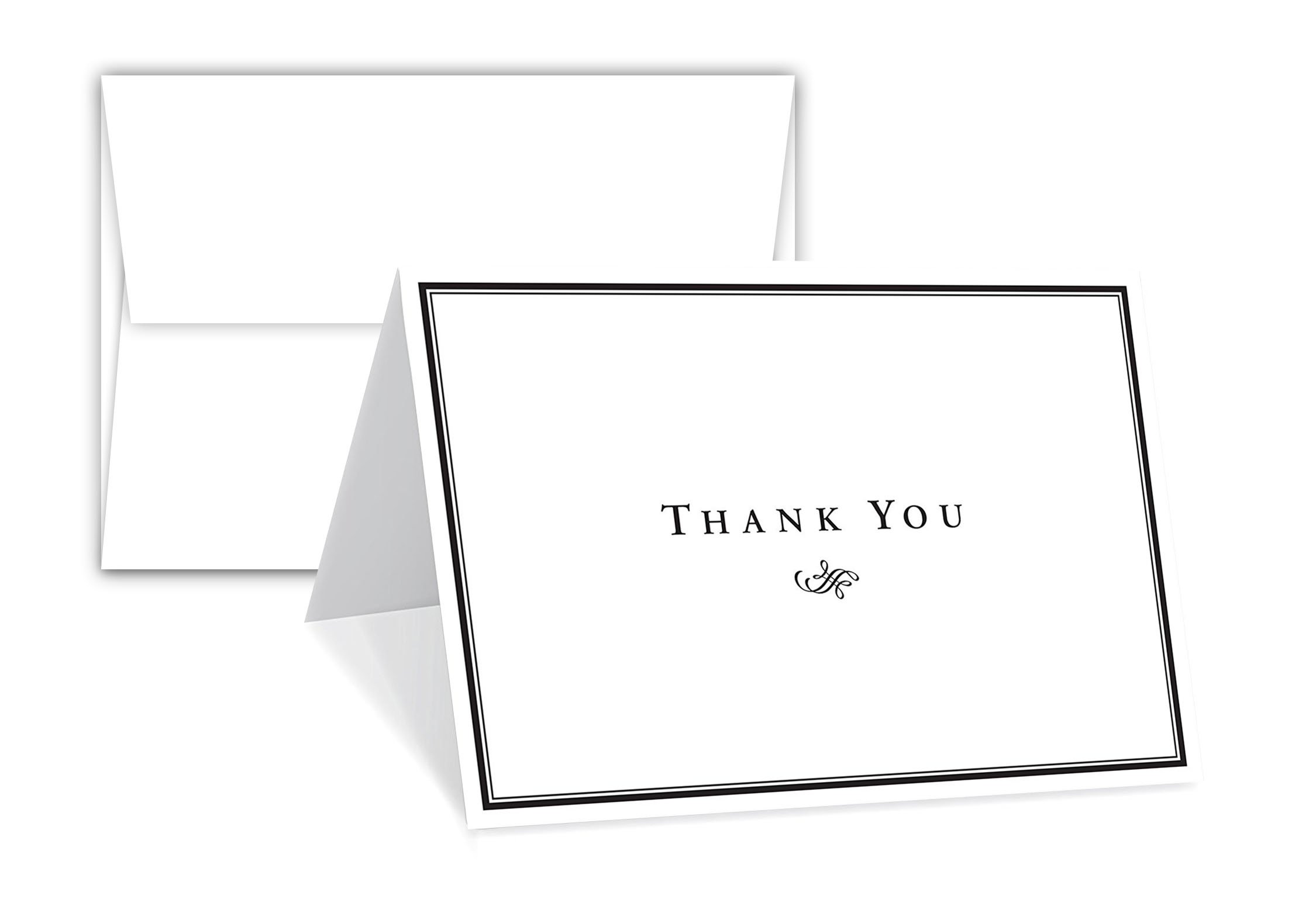 25 Thank You Greeting Cards & Envelopes - 5